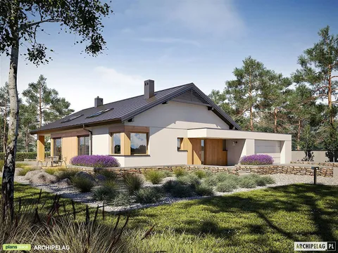 Main Images 1 – House Plan with 2-Car Garage and Fireplace