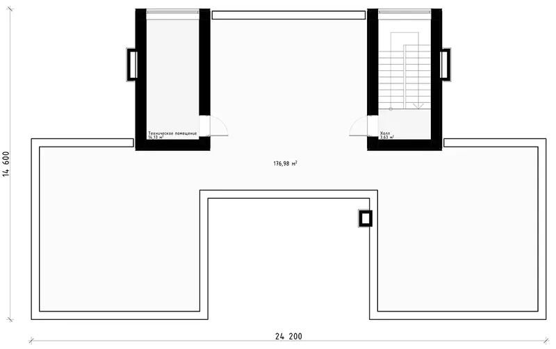 Third Floor 11 – 3-Story House Plan 4963 ft², 6 Beds — 37307R