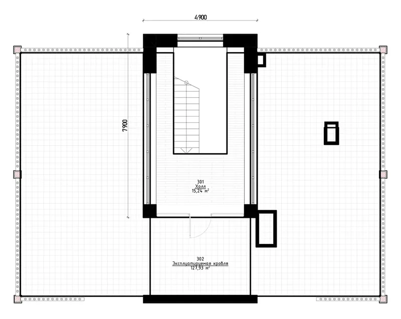 Third Floor 9 – 3-Story House Plan 3766 ft², 6 Beds — 16959R