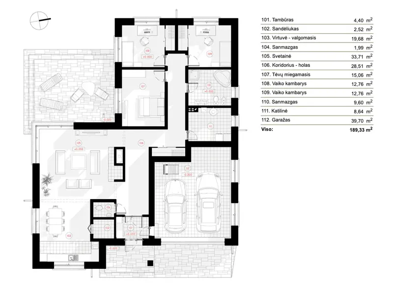 Main Floor 6 – 1-Story House Plan 1611 ft², 3 Beds — 25704R