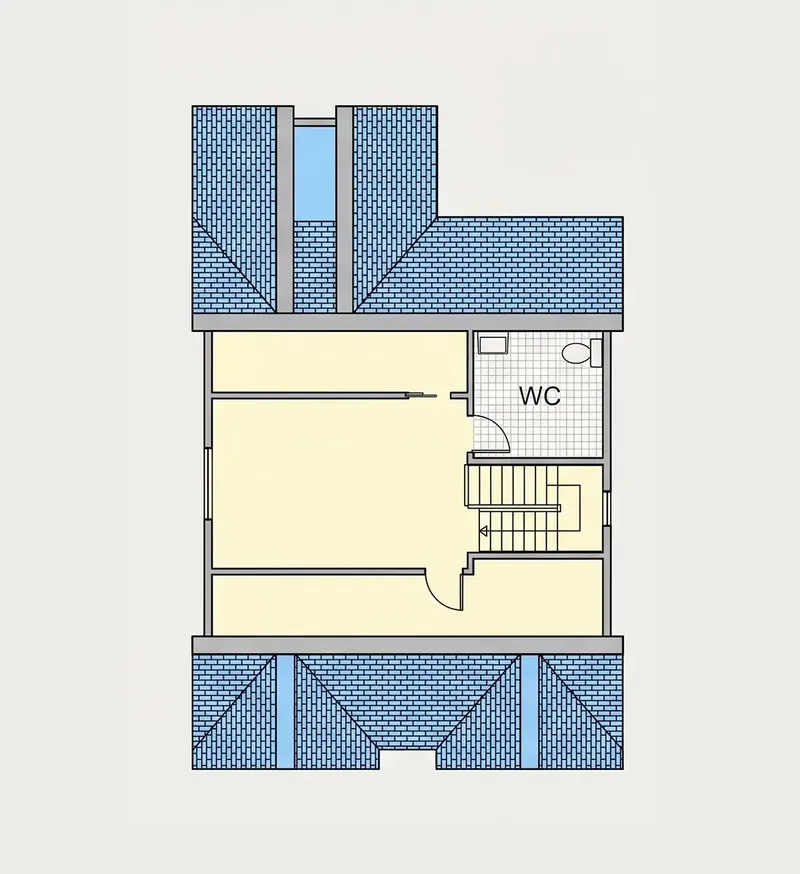 Third Floor 17 – 2-Story House Plan 2551 ft², 4 Beds — 81334R