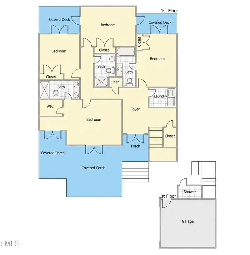 Main Floor 20 – 2-Story House Plan 2854 ft², 5 Beds — 11745R