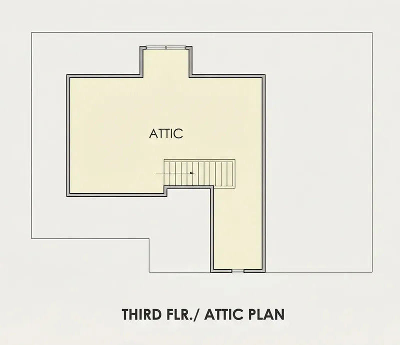 Third Floor 11 – 2-Story House Plan 3143 ft², 4 Beds — 77487R