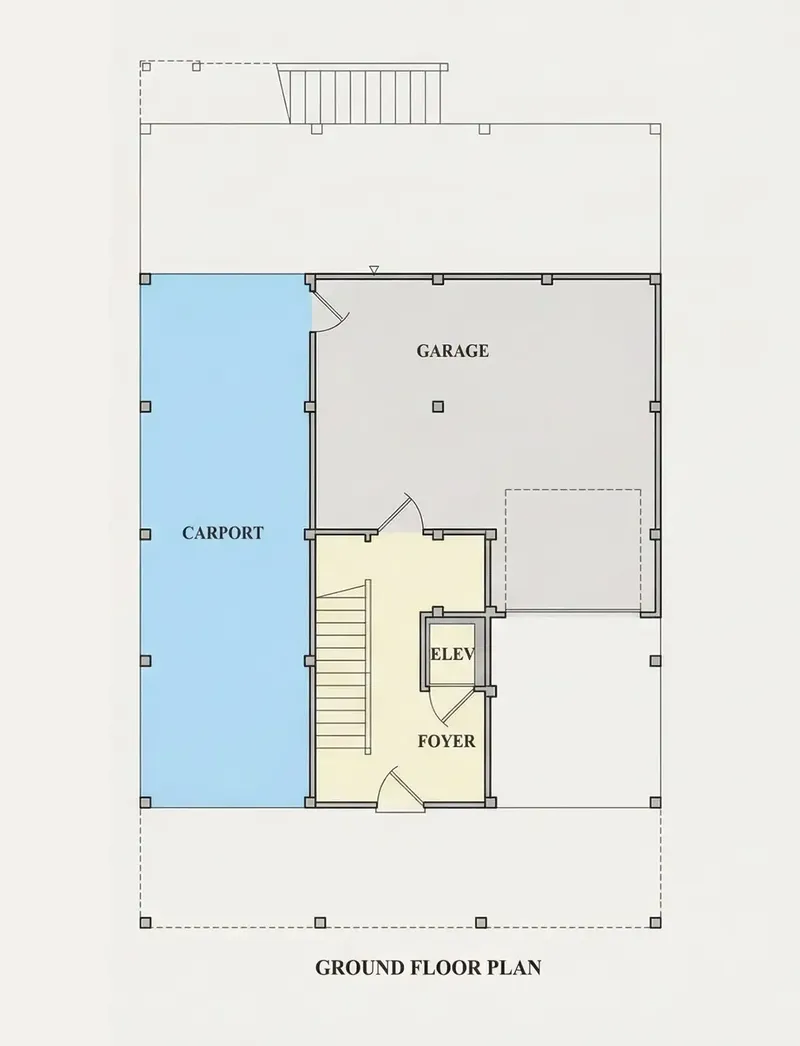 Basement 7 – 3-Story House Plan 2722 ft², 4 Beds — 32819R