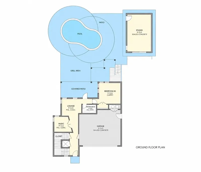 Basement 24 – 3-Story House Plan 3779 ft², 5 Beds — 70598R