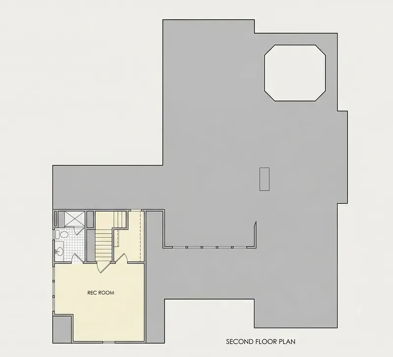 Second Floor 7 – 1-Story House Plan 2965 ft², 3 Beds — 78616R