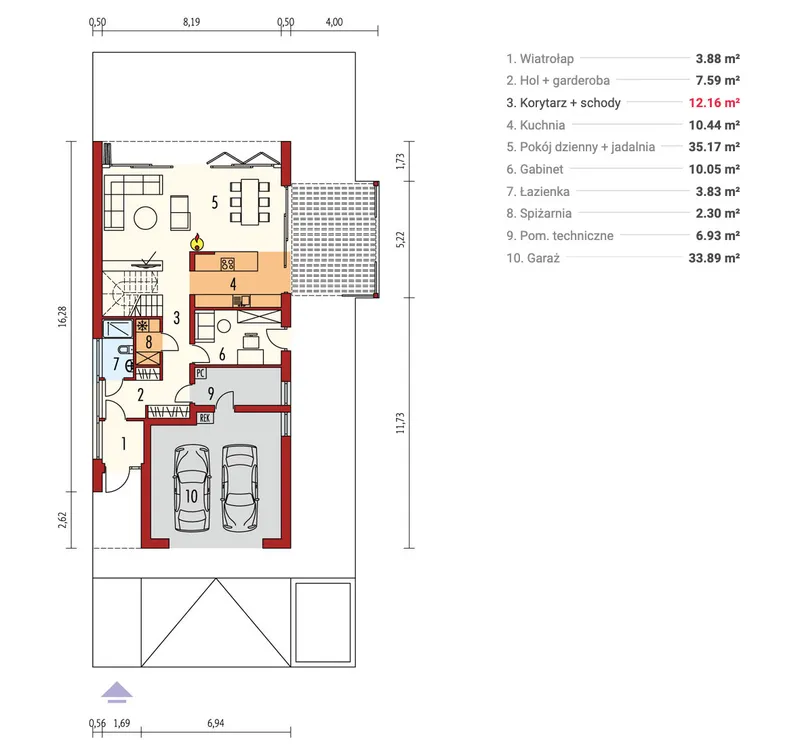 Main Floor 1 – Barndominium House Plan with Window Walls