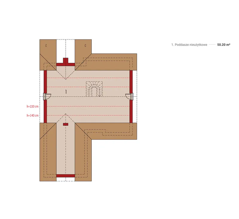 Second Floor 1 – House Plan with Optional Bonus Room and Fireplace