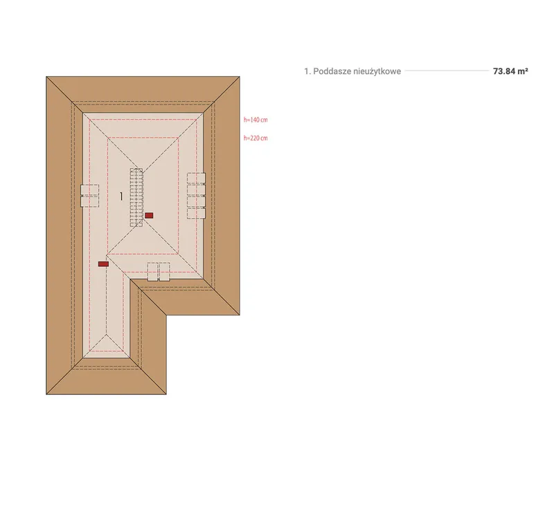 Second Floor 1 – House Plan with Optional Bonus Room Upstairs