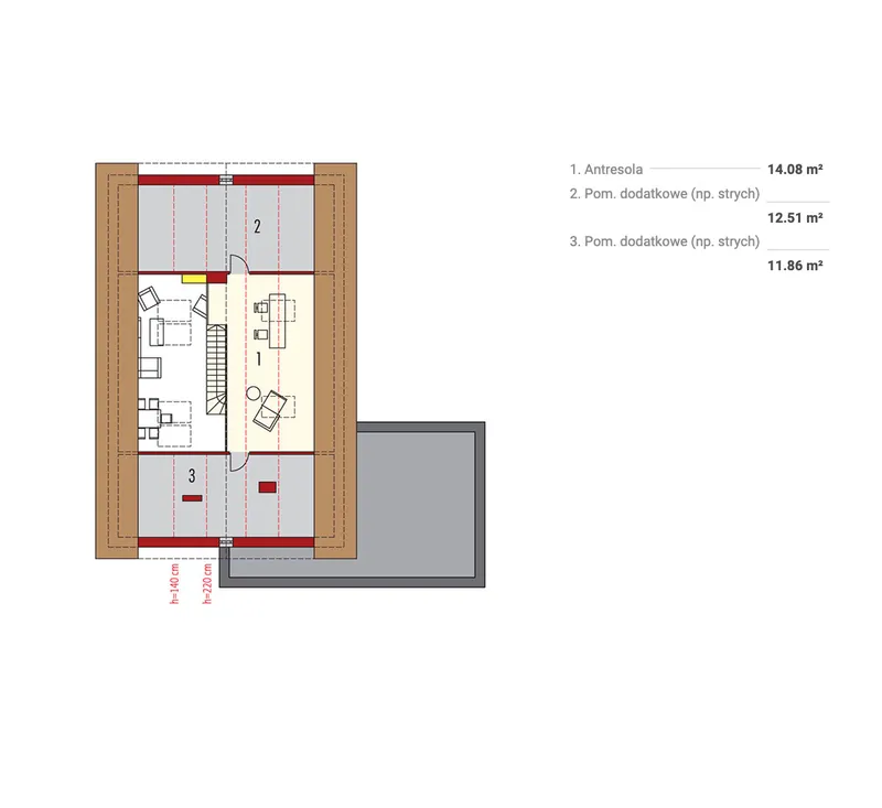 Second Floor 1 – House Plan with Two Story Great Room and Loft