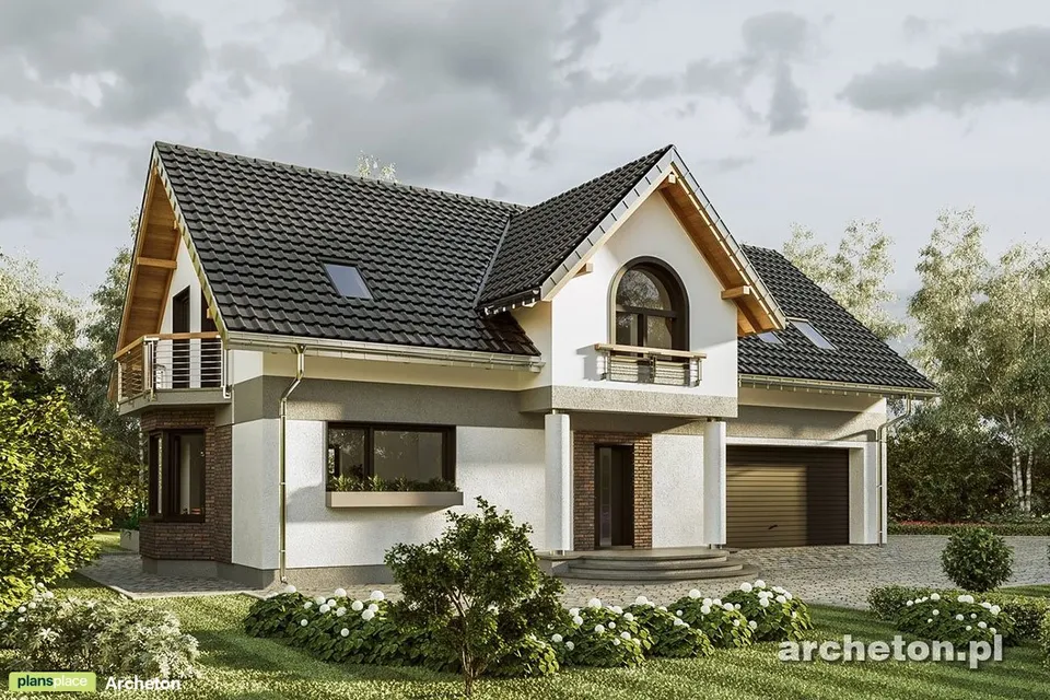 Main Images 1 – Home Plan with Laundry On Main Floor and Garage