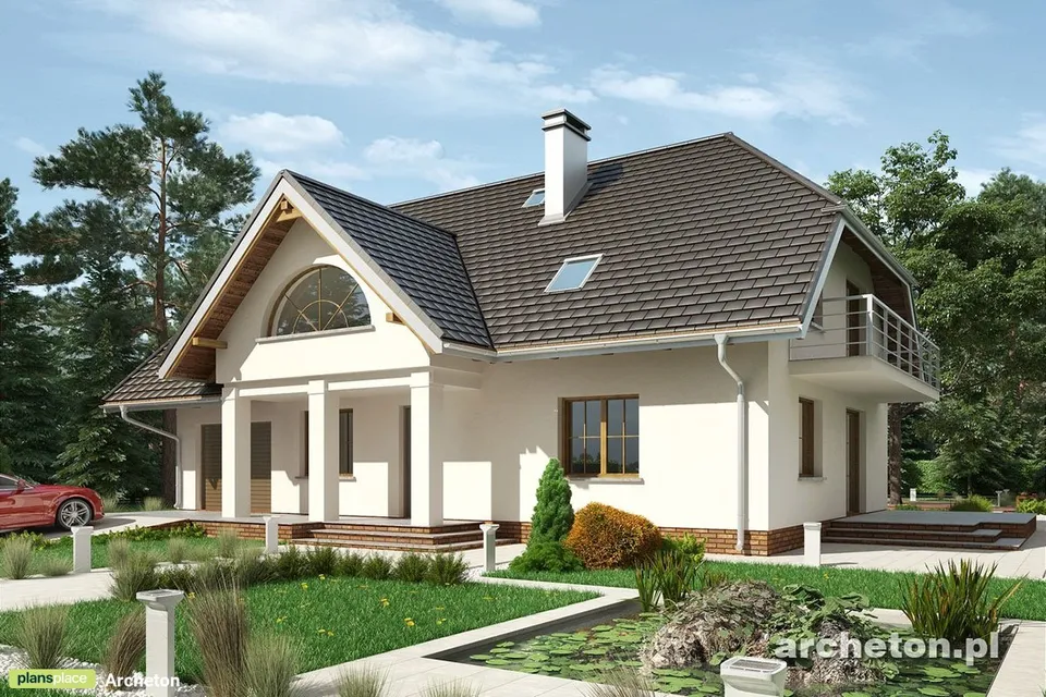 Main Images 1 – Traditional House Plan with Gambrel Roof