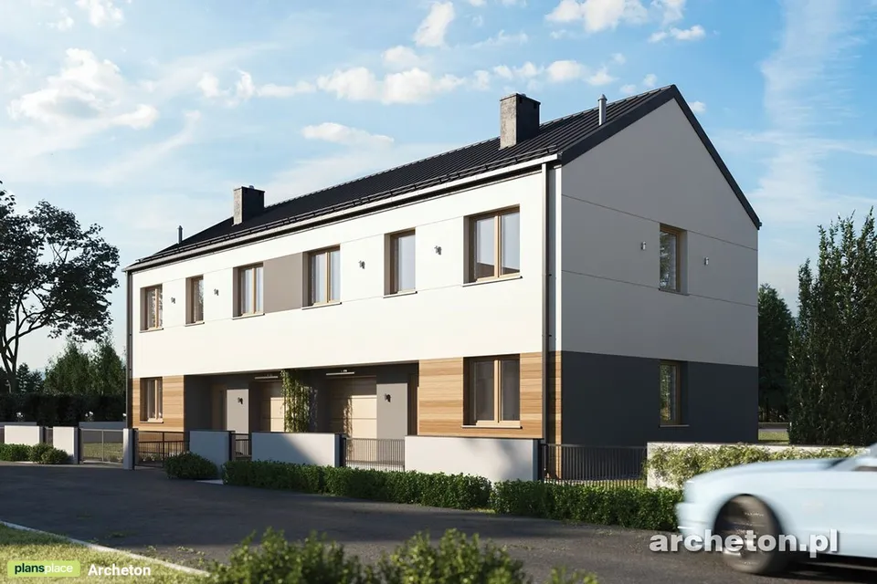 Main Images 1 – 2-Story Duplex Plan with Matching 4-Bed Units