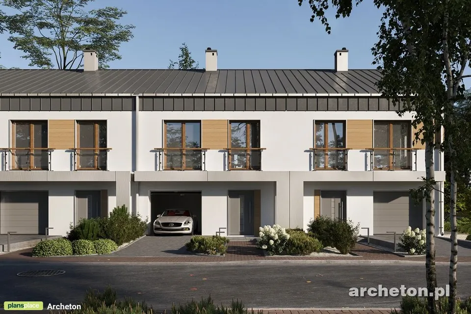 Main Images 1 – 4-Bedroom Townhouse Plan with Bonus Level