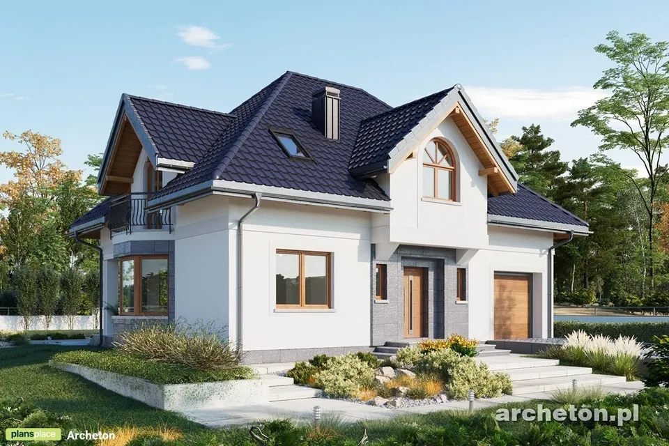 Main Images 1 – House Plan with 1-Car Garage and 4 Bedrooms