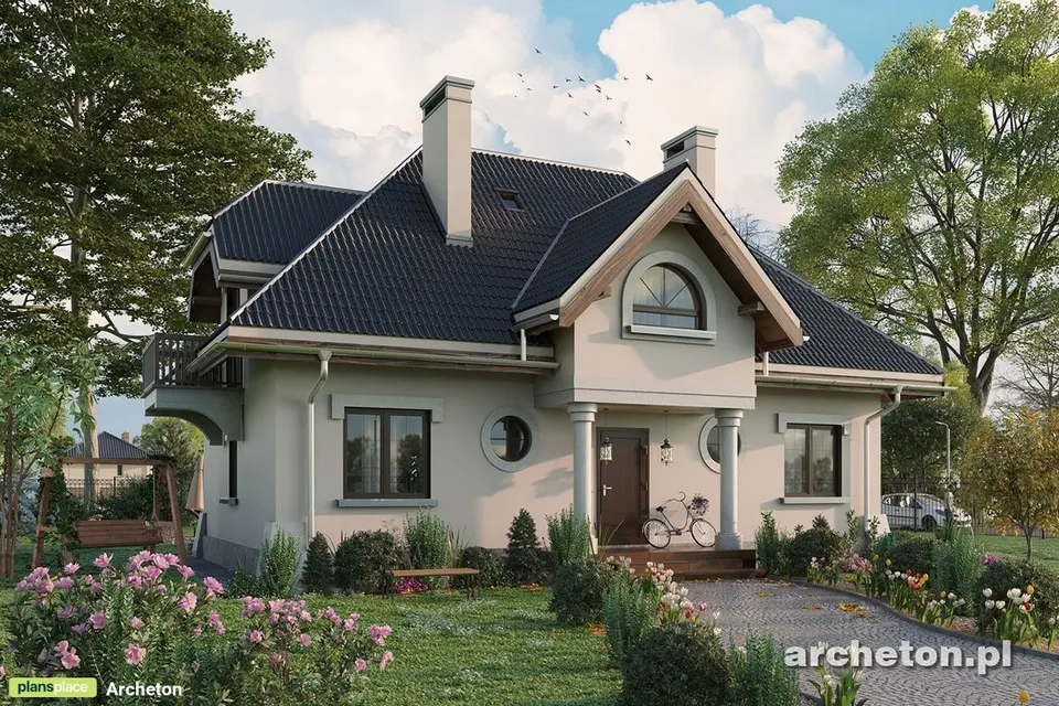 Main Images 1 – House Plan with Basement and Gambrel Roof