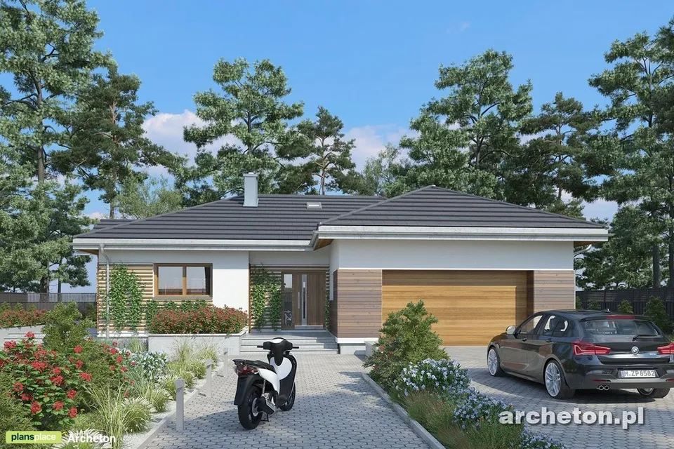 Main Images 1 – House Plan with Side Deck and Open Floor Plan