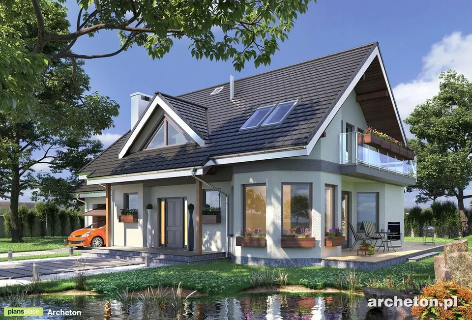 Main Images 1 – Home Plan with Bonus Room above Garage