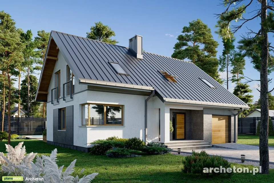 Main Images 1 – 1700 Sq Ft 1.5-Story House Plan with 4 Bedrooms