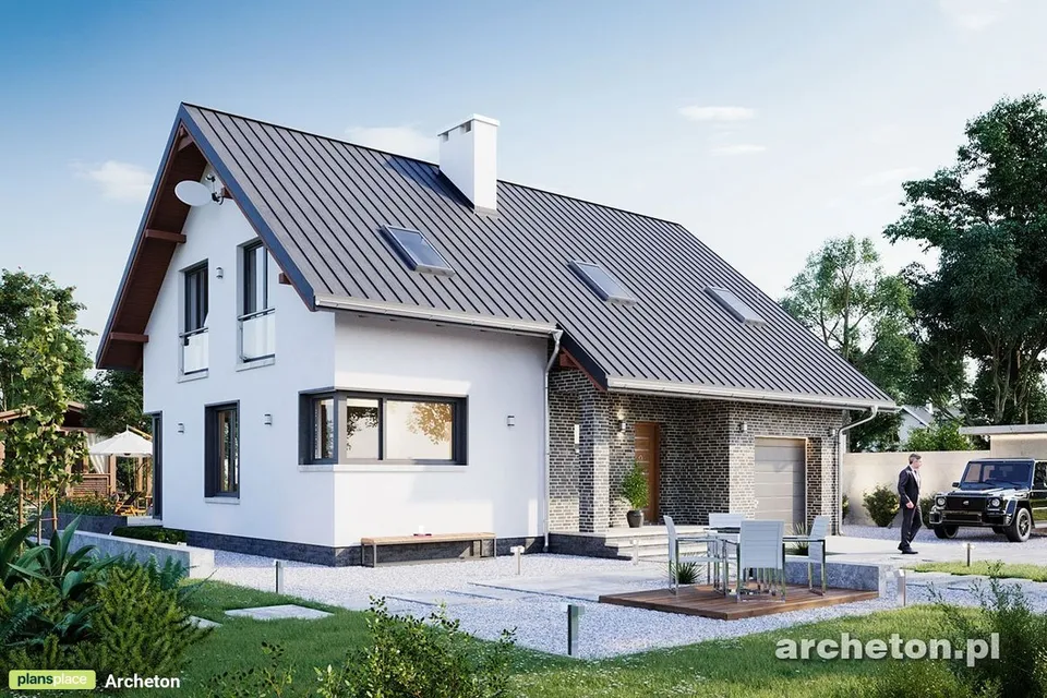 Main Images 1 – 1600 Sq Ft House Plan with Closed Floor Plan