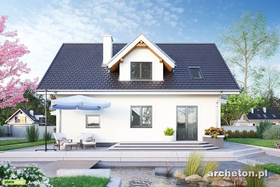 Main Images 1 – 1500 Sq Ft House Plan with 4 Bedrooms Upstairs