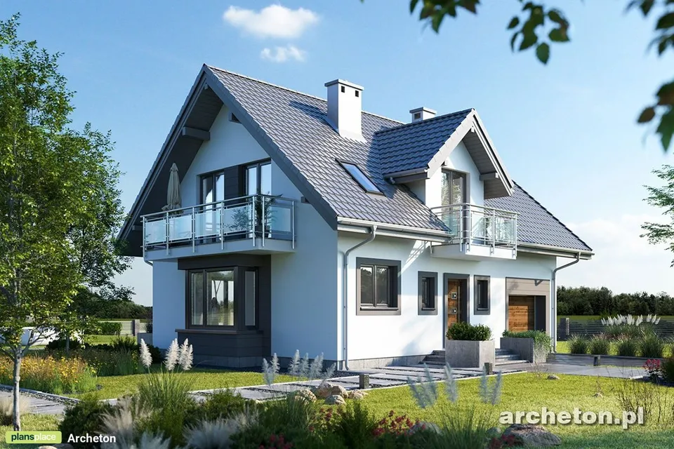 Main Images 1 – 5-Bedroom 3-Bath House Plan with 1-Car Garage