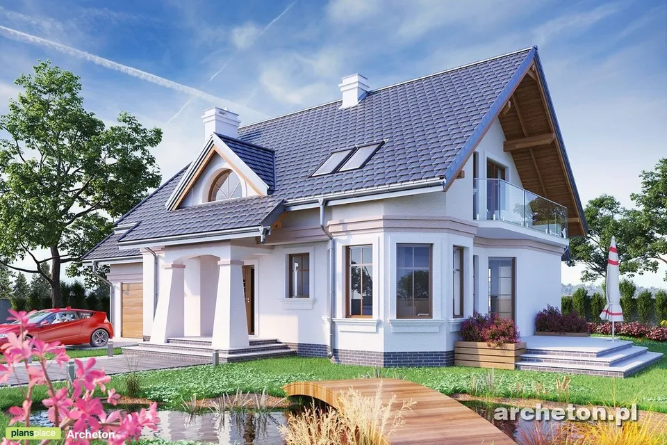 Main Images 1 – Home Plan with Exercise Room above Garage