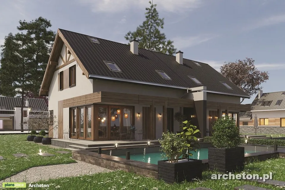 Main Images 1 – House Plan for Two Families with Garage