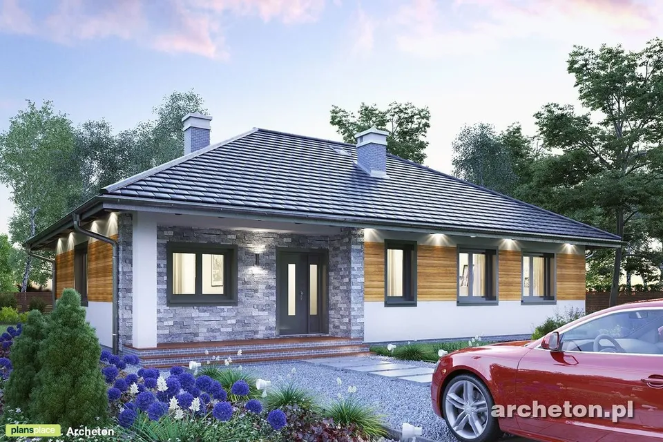 Main Images 1 – 4-Bedroom, 1200 Sq Ft Floor Plan with Fireplace