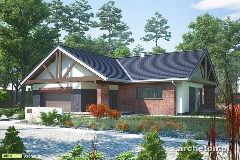Main Images 1 – House Plan with Bedrooms Grouped Together