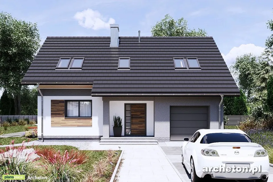 Main Images 1 – 1500 Sq Ft 2-Story House Plan with Back Porch