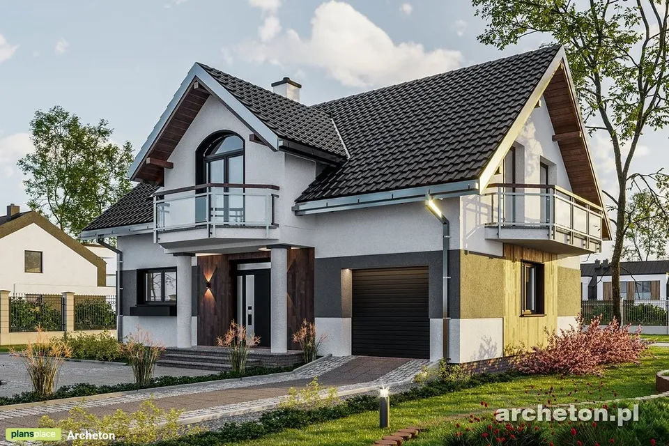 Main Images 1 – European House Plan with Bay Window
