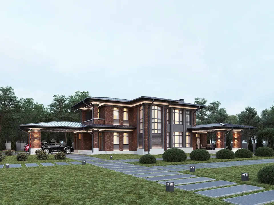 Main Images 2 – 2-Story House Plan 2269 ft², 3 Beds — 84978R