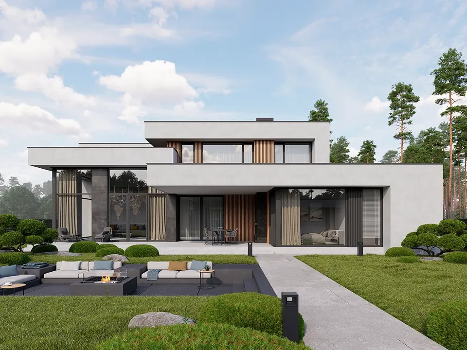 Main Images 2 – 2-Story House Plan 3157 ft², 4 Beds — 81312R