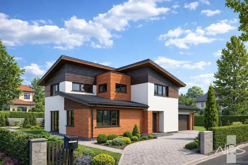 Main Images 1 – 2-Story House Plan 1780 ft², 3 Beds — 90888R