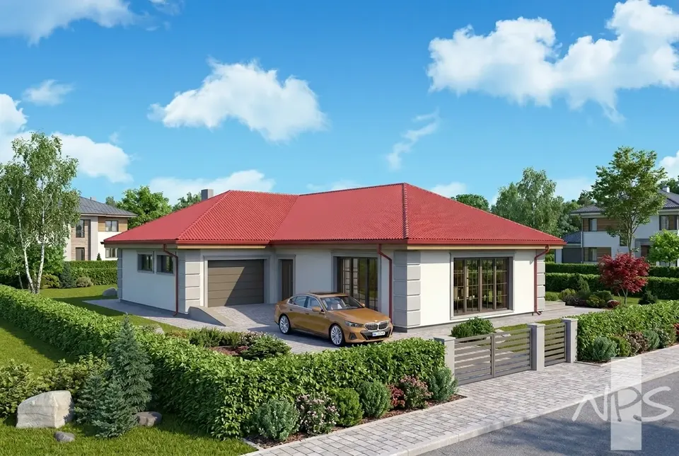 Main Images 1 – 1-Story House Plan 1496 ft², 3 Beds — 67607R