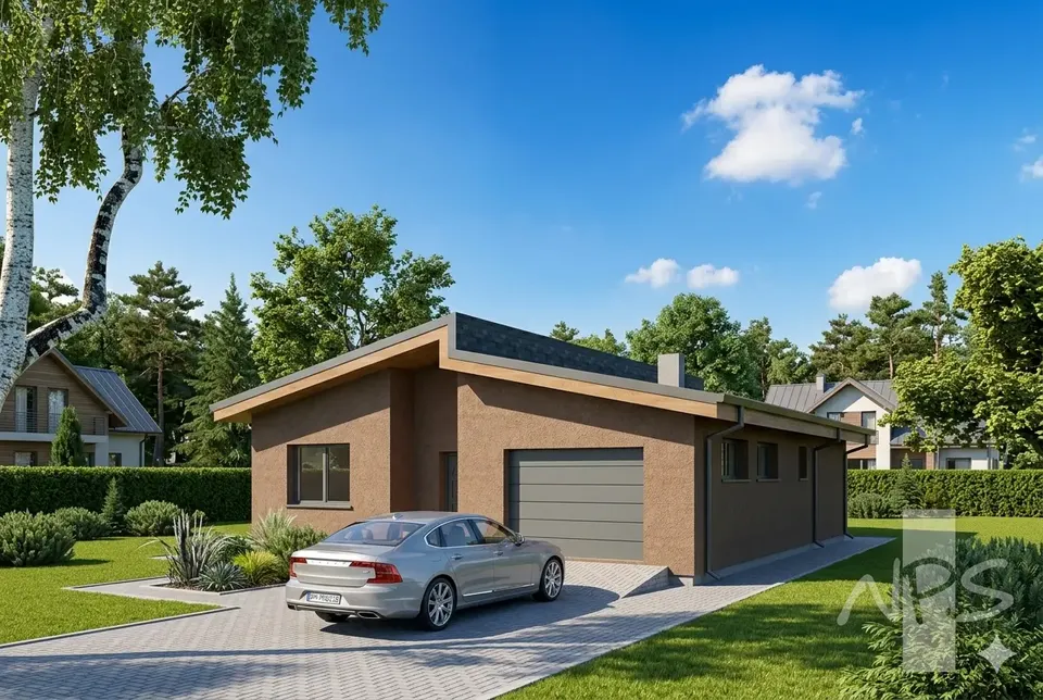 Main Images 2 – 1-Story House Plan 972 ft², 2 Beds — 16746R