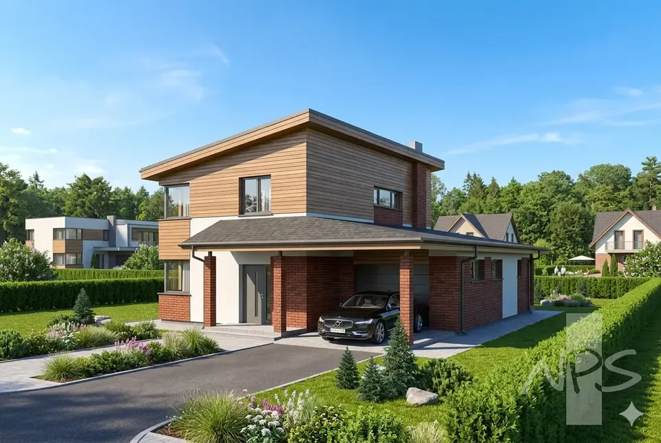 Main Images 2 – 2-Story House Plan 1479 ft², 3 Beds — 80264R
