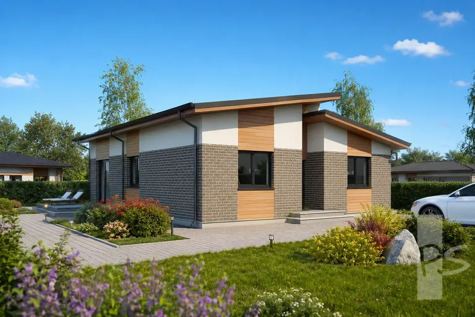 Main Images 2 – 1-Story House Plan 1364 ft², 3 Beds — 23479R