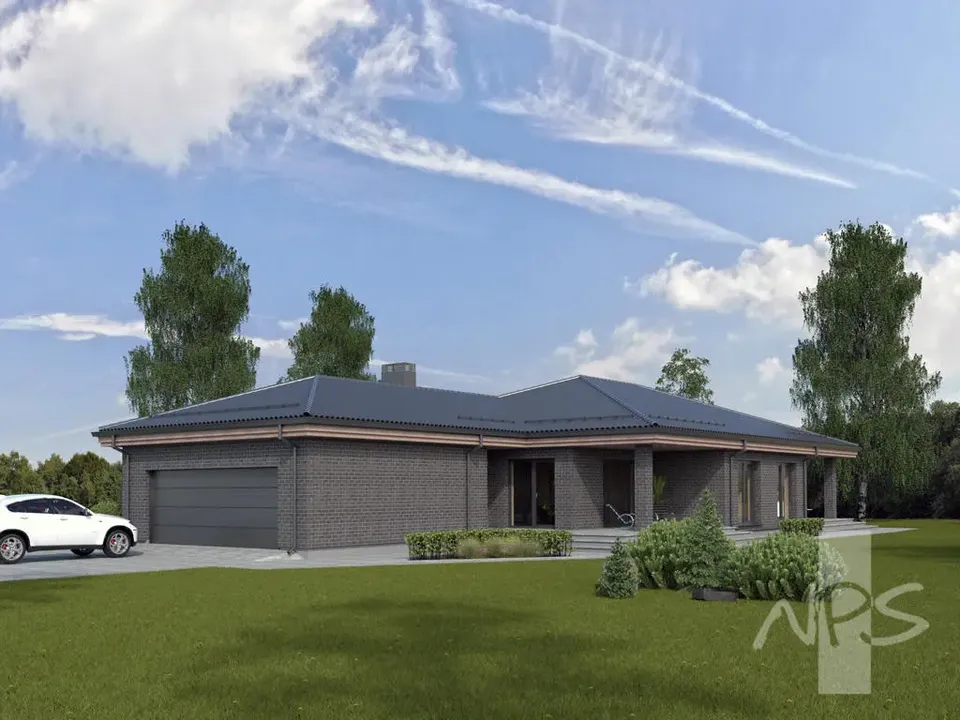 Main Images 2 – 1-Story House Plan 1652 ft², 3 Beds — 33730R