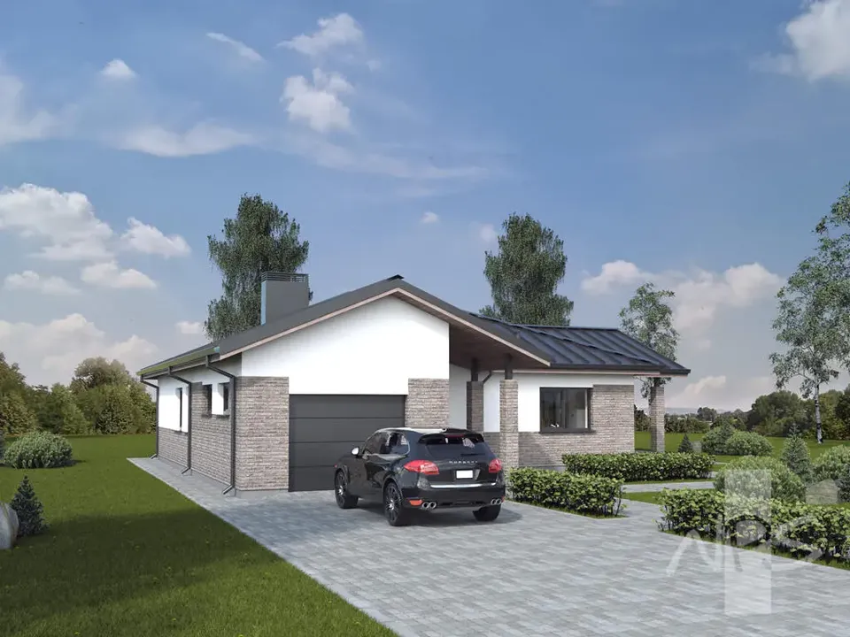 Main Images 2 – 1-Story House Plan 1315 ft², 3 Beds — 75569R