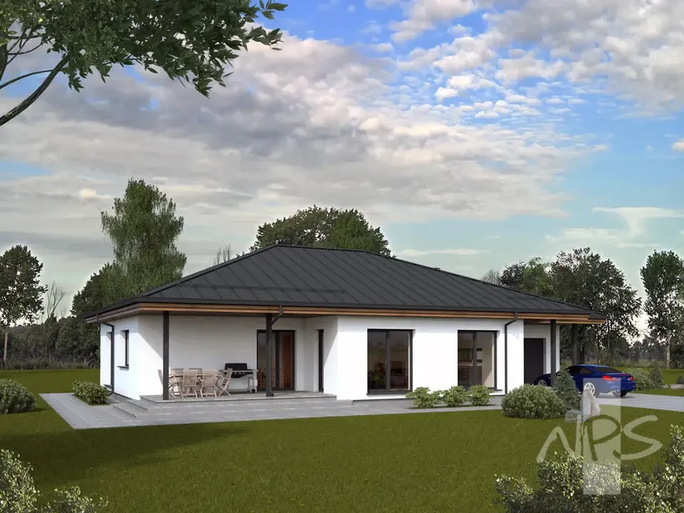 Main Images 2 – 1-Story House Plan 1512 ft², 3 Beds — 81166R