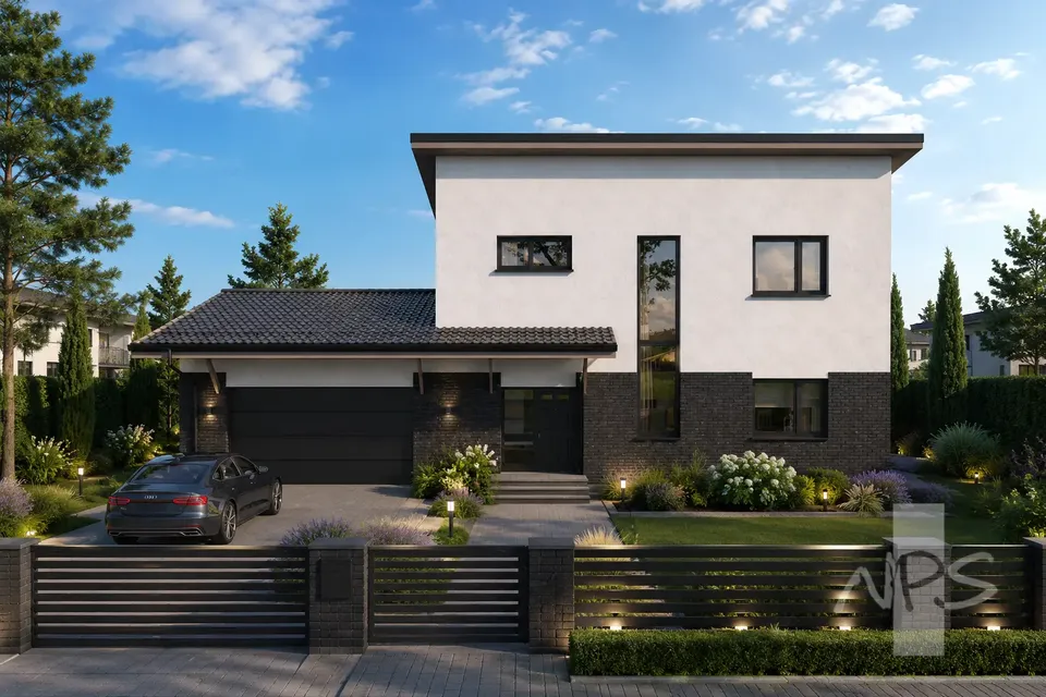 Main Images 2 – 2-Story House Plan 1584 ft², 3 Beds — 18859R