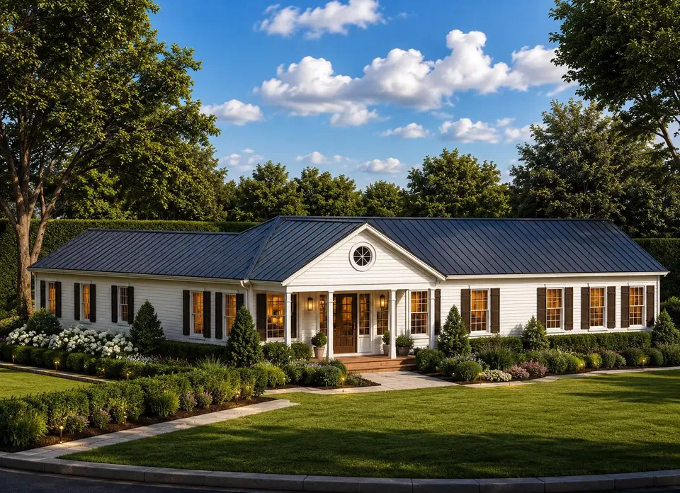 Main Images 2 – 1-Story House Plan 2565 ft², 3 Beds — 21368R