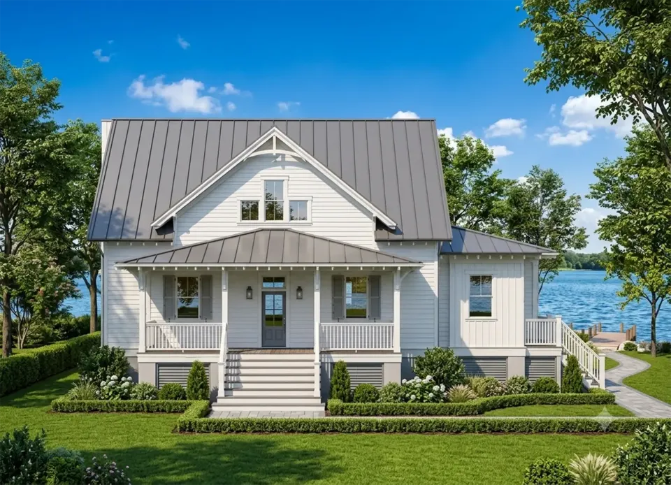 Main Images 2 – 1.5-Story House Plan 2384 ft², 3 Beds — 95791R