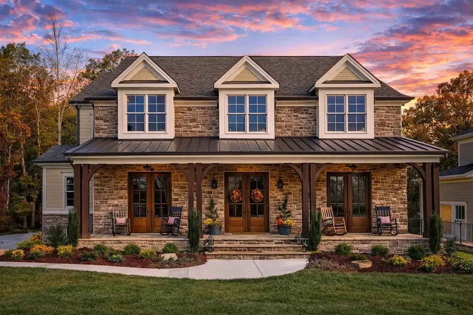 Main Images 2 – 2-Story House Plan 4400 ft², 5 Beds — 98311R