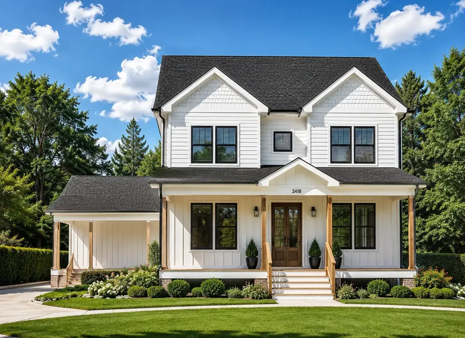 Main Images 2 – 2-Story House Plan 2551 ft², 4 Beds — 81334R