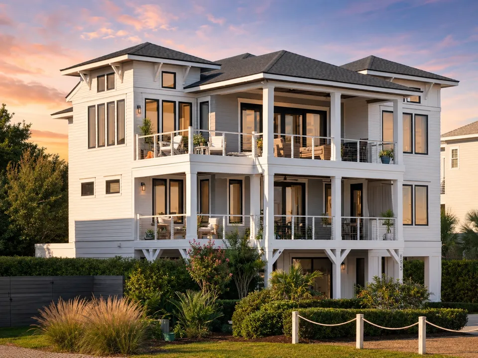 Main Images 2 – 3-Story House Plan 3587 ft², 4 Beds — 80886R