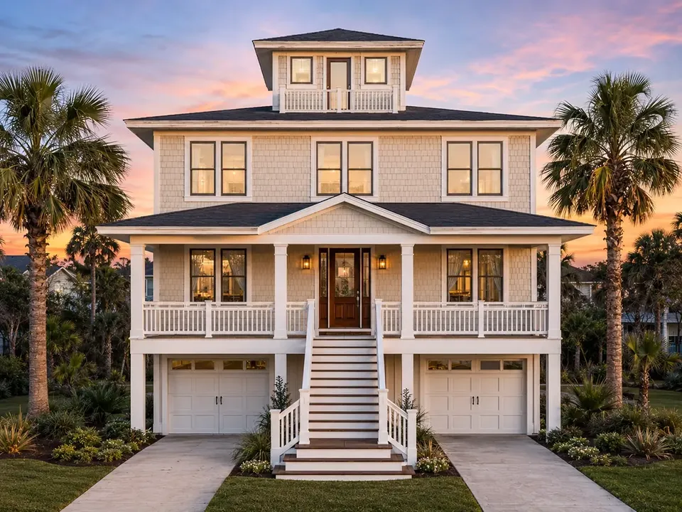Main Images 2 – 3-Story House Plan 3166 ft², 6 Beds — 24453R