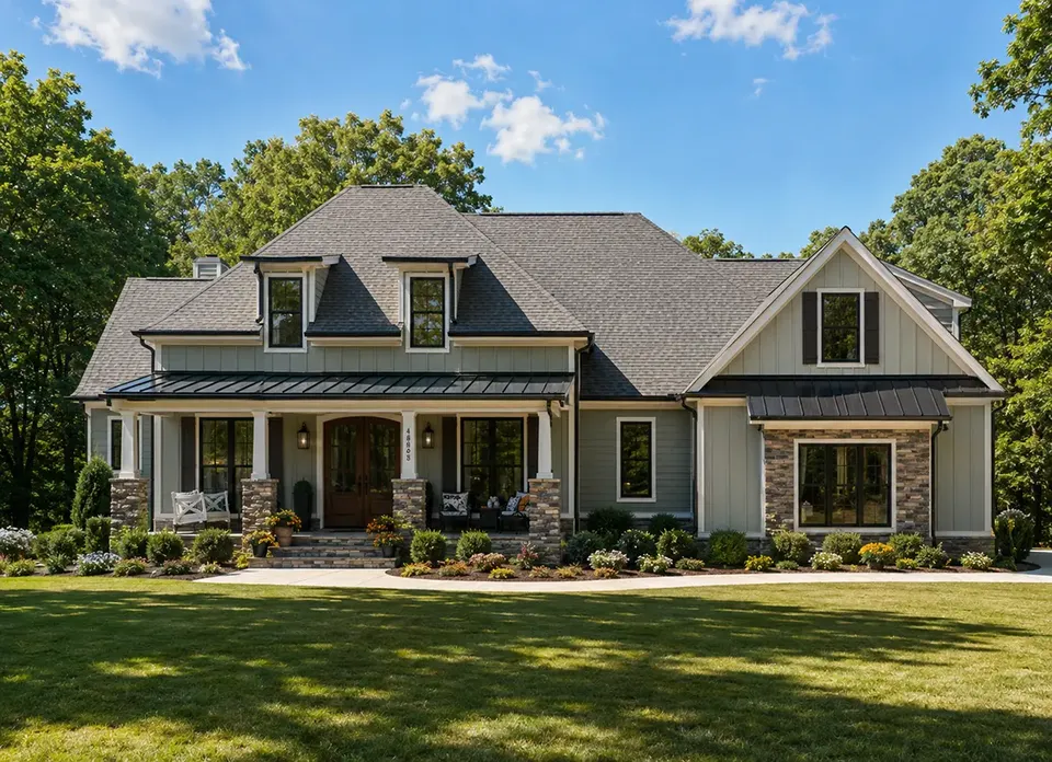 Main Images 2 – 1.5-Story House Plan 3412 ft², 4 Beds — 29008R